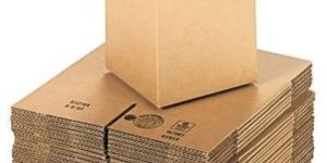 Brown Blank Corrugated Box
