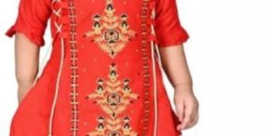 Kids Rayon Frock with Legging Set