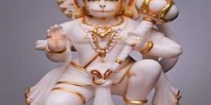 Marble Lord Hanuman Statue