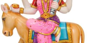 Marble Sheetla Mata Statue