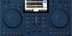 New AlphaTheta OMNIS-DUO Portable Battery-Powered All-in-One DJ System with Bluetoot