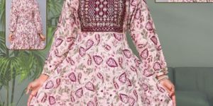 a 44 Cotton a Line Kurti