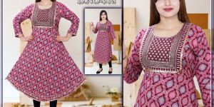 a 54 Cotton a Line Kurti