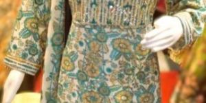 Green Cotton Pant Style Suit