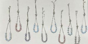 Full Stone Evil Eye Adjustable Bracelets