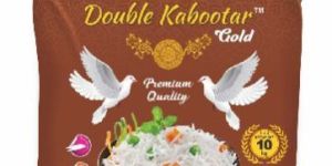 10 Kg Double Kabootar Gold Lachkari Wada Kolam JSR Rice(100%OLD)