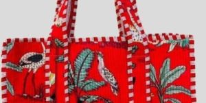 Cotton Quilted Totes