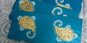 Rectangular Golden Gold Foil Envelope