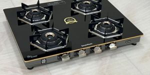 4 Burner Smart Glass Top Gas Stove