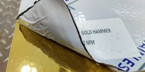 Stainless Steel Gold Hammer Sheet by Sds