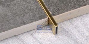 U Profile Tile Trim in Stainless Steel 304 Pvd Coated by Sds