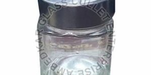 Transparent Plain Glass Jar