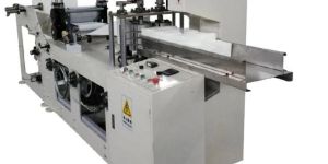 SS Paper Napkin Making Machine, Single Colour Printing Single Embossing