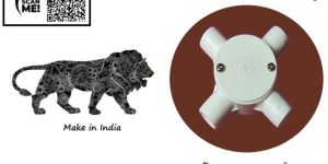 20mm Junction Box 4 Way White