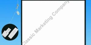 White Motorized Screen Projector