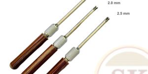 Maxillofacial Self Holding Screwdriver with Fiber Handle