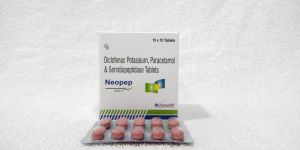 Diclofenac Potassium Paracetamol Serratiopetidase Tablets