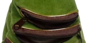 Green Velvet Jewellery Pouch Set