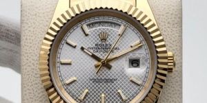 Rolex Day Date Full Gold White Dial Watch