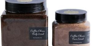 Bluoilz Coffee Chocolate Face Scrub and Body Scrub Combo