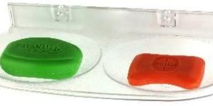 ABS Oval Double Soap Dish