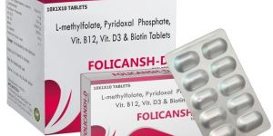 L-Methylfolate, Pyridoxal Phosphate, Vitamin B12, Vitamin D3 and Biotin Tablets