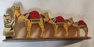 Wooden Camel Caravan