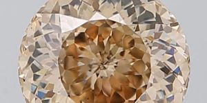 1.53 Carat NATURAL LOOSE ORANGE BROWN FANCY COLOR PORTUGOESE CUT ENGAGEMENT WEDDING WOMAN AND GIRL