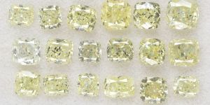 3.33 Carat 18 PCS Lot Natural Loose Diamond 2.77X3.95 mm Si2 To i2 Clarity 100% Real Natural Yellow