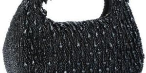 Luxury Glass Beaded Elegant Clutch Bag