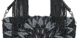 Susan Spectrum Soiree Half Moon Clutch Bag