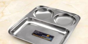Stainless Steel 3in1 Vatika Plate
