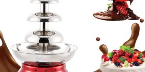 5 Tier Stainless Steel Chocolate Fountain