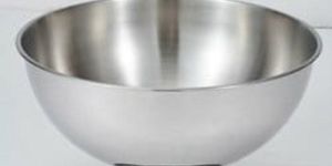 Silver Stainless Steel Round Punch Bowl