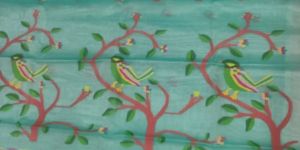 Designer Handloom Muslin Jamdani Saree