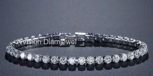Real Diamond Tennis Bracelet