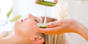 Experience Soothing Comfort with Aloe Vera Gel Massage