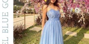 Long Trail Wedding Gown