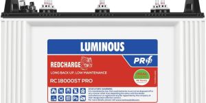 Luminous Red Charge RC 18000ST Pro Tubular Inverter Battery