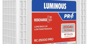Luminous Red Charge RC 25000 Pro Tubular Inverter Battery