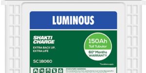Luminous Shakti Charge SC 18060 Tall Tubular Inverter Battery