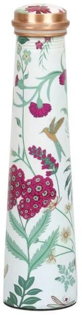 Floral Tapered Copper Bottle (800ml)