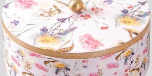 Wood Enamel Masala Box