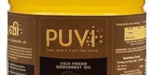 Puvi Cold Pressed Groundnut Oil (5LTR)