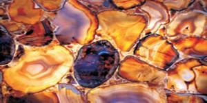 Agate Backlit Semi Precious Stone