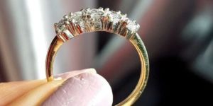 5 Diamond Ring and Lab Grown Diamond Women Wedding Ring