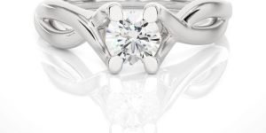 Silver Diamond Ring