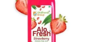 Strawberry Alovera Pulp Juice