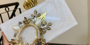 Handmade Resin Clutch Bag