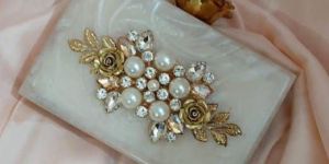 Modern Resin Clutch Bag